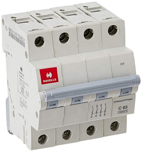 4 Pole HAVELLS MCB 63A 4P C CURVE 10KA At Rs 960 Piece In Ahmedabad