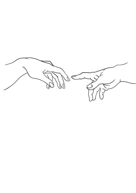 creation of adam tattoo outline | Line art tattoos, Hand tattoos, Two ...