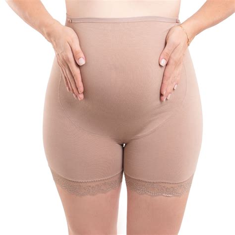 Bermuda Gestante Cintura Alta Renda Vi Lingerie