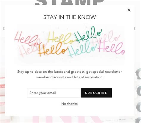 20 Inspiring Newsletter Signup Examples Sendinblue