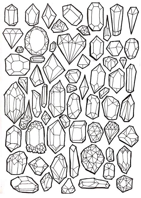 Printable Evolve Word Of The Year Crystal Coloring Page Adult Coloring