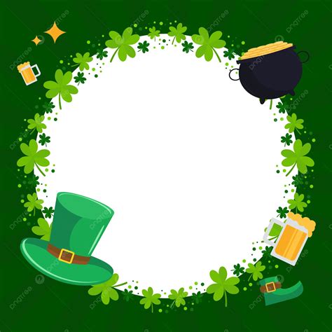 Twibbon Border For Happy St Patricks Day Vector St Patricks Day St