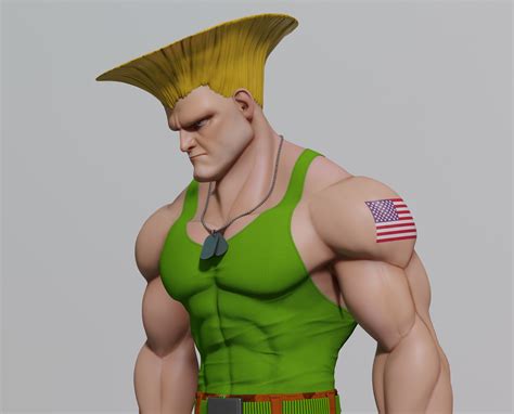 SF Guile Fan art - Finished Projects - Blender Artists Community