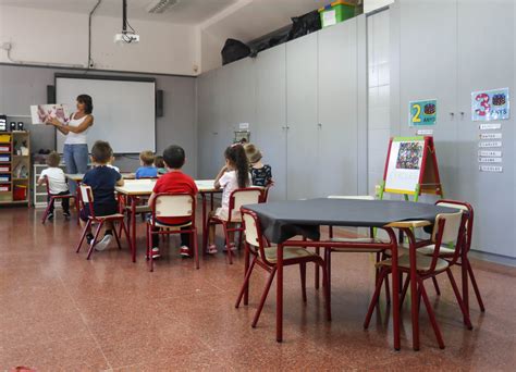 Ocho alumnos en clase: así cambiarán las escuelas en 2030 por la caída