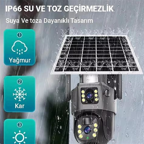 Avenir Av M G Sim Kartl Mp Kameral Solar Panelli G Ne Enerjili