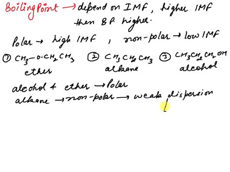 SOLVED The Following Compounds Have Approximately The Same Molecular