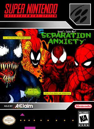 Spider-Man Venom: Separation Anxiety | Retro Game Cases