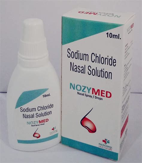 Sodium Chloride Nasal Spray A Comprehensive Guide