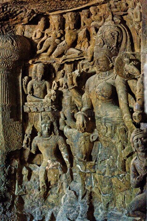 Ardhanarisvara, Elephanta Caves, UNESCO World Heritage Stock Image ...