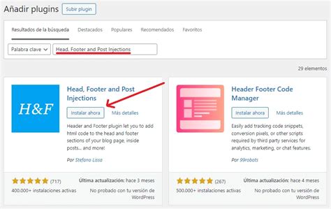 Como añadir codigo personalizado en la etiqueta head en WordPress