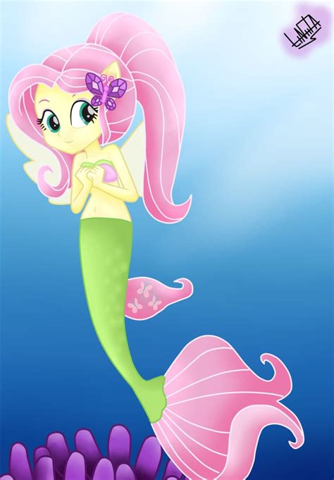 Mlp Eg Mermaid Fluttershy My Little Pony Poster My Little Pony Comic