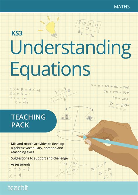 Understanding Equations At Year 7 Student Activity Pack Teachit Maths