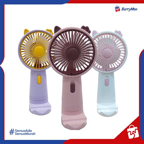 Kipas Angin Genggam Portable Handy Mini Fan Sx Rechargeable