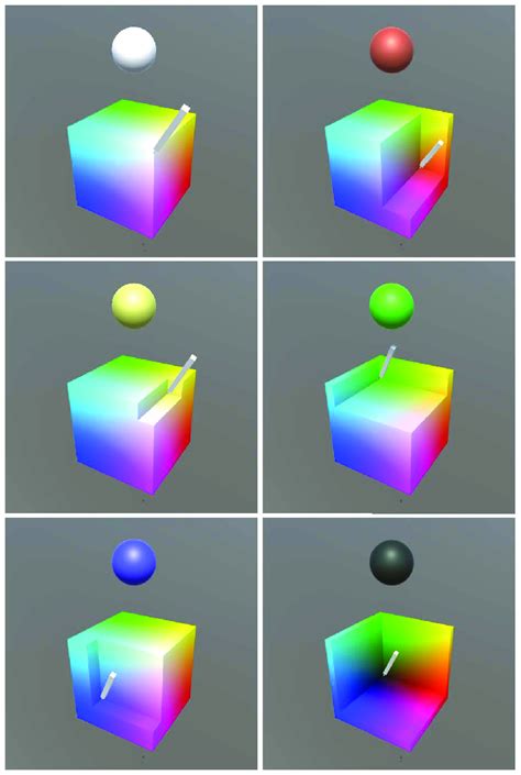 Rgb Color Picker Interface Cutting The Subspace Off And The Color Download Scientific Diagram