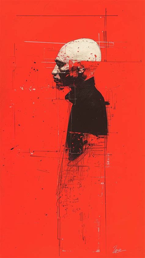 Esquisse Abstraite D Un Homme Gay Sur Fond Rouge Musesai Io