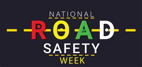 National Road Safety Week Template For Background Banner Card