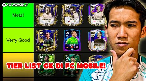 Tier List Gk Di Fc Mobile Versi Fmd Pilihan Kartu Gk Terbaik Di Fc