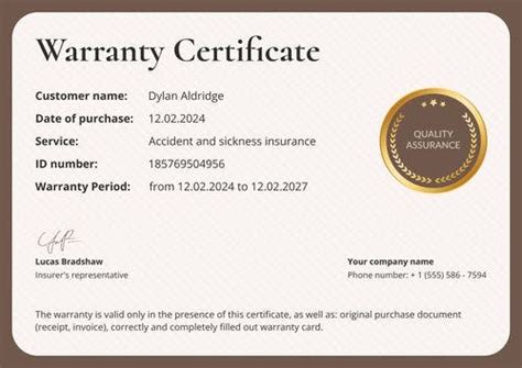 Free Warranty Certificate Templates Download And Customize Certifier