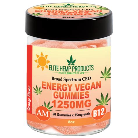 Cbd Vegan Gummies 1250mg Energy Hemp777 Store