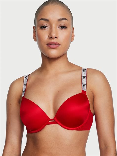 Buy Shine Strap Smooth Push Up Bra Lipstick Order Bras Online