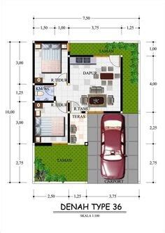 Denah Rumah Ukuran 9x10 Meter Model Rumah Minimalis 2020