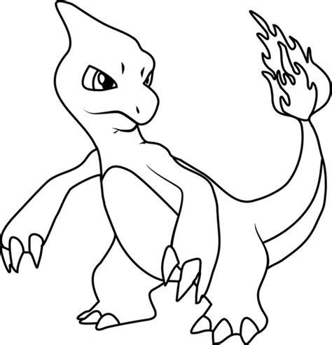 Desenhos Do Charmeleon Para Imprimir E Colorir Pintar