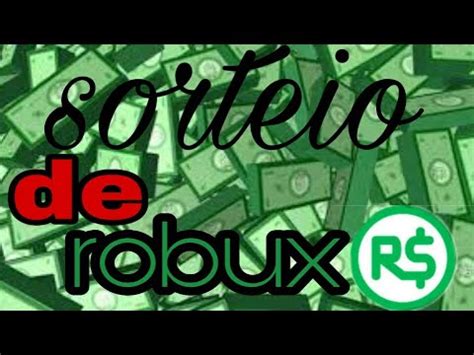 sorteio de ROBUX leia a descrição YouTube