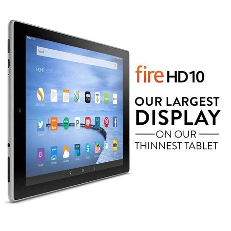 Kindle Fire Hd 10 101 Hd Display Wi Fi 16 Gb