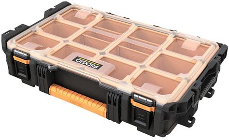 New Ridgid Clear-Lid Organizer (Part of Their Modular Pro Tool Box System)