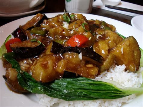 Red Braised Aubergine With Rice 紅燒茄子飯 At Baozi Inn 人民公社 Flickr