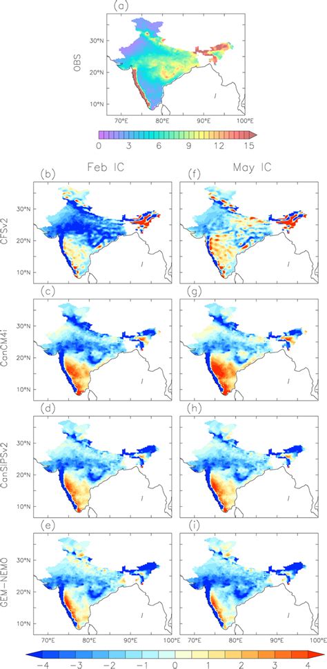 Spatial Distribution Of JJAS Mean Rainfall Mm Day Over The Indian