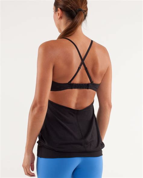 Lululemon Hot But Not Tank Black Faded Dot Embossed Black Lulu Fanatics