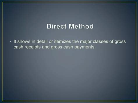 Calculating Cash Flow From Operating Activities Ppt