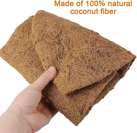 2 Pack Trough Coco Liner Fiber Replacement For Planters30 Inch Half Moon Coconut Coir Planter