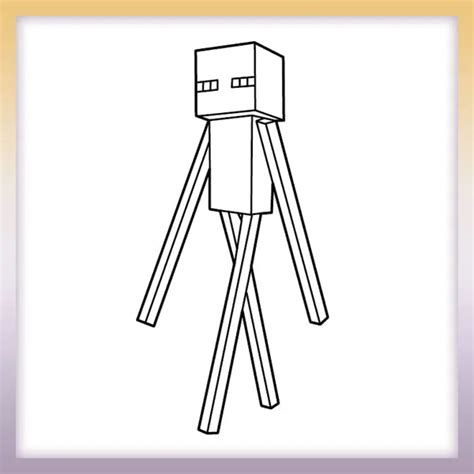 Minecraft Enderman Coloringbook Pics