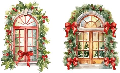 29,618 Christmas Window With Garland Royalty-Free Photos and Stock ...