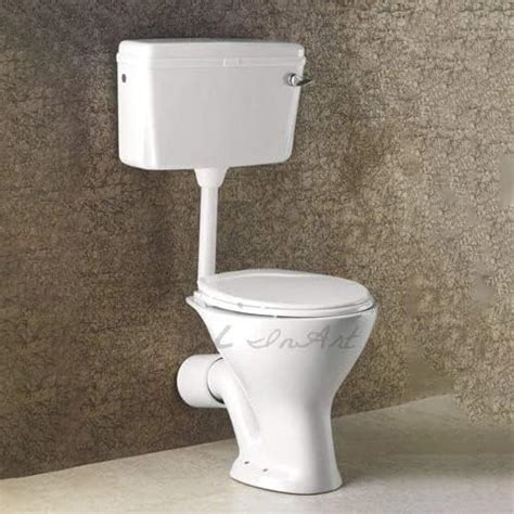 Inart Combo Ceramic Floor Mounted European Western Water Closet Toilet