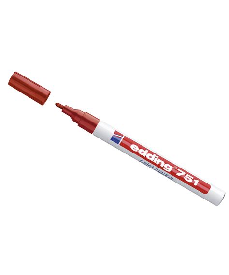 Edding 751 paint marker - rød