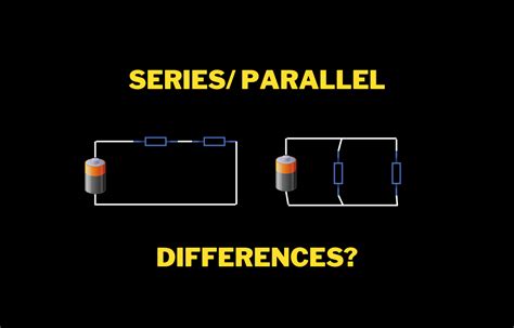 Difference Between Series And Parallel Circuits 🔌