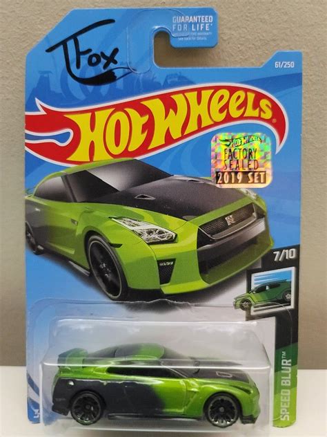 Hot Wheels Nissan GT R R35 Factory Sealed 2019 Speed Blur Tanner Fox Guaczilla FYD40 Hobbies
