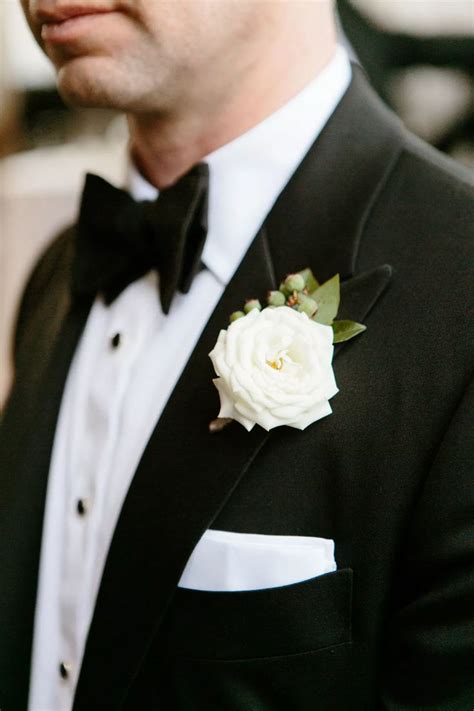 White Rose Boutonniere White Rose Boutonniere Rose Boutonniere