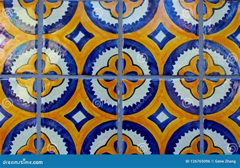 Spanish Art Wall Patterns Stock Photo Image Of Spanish 126765096