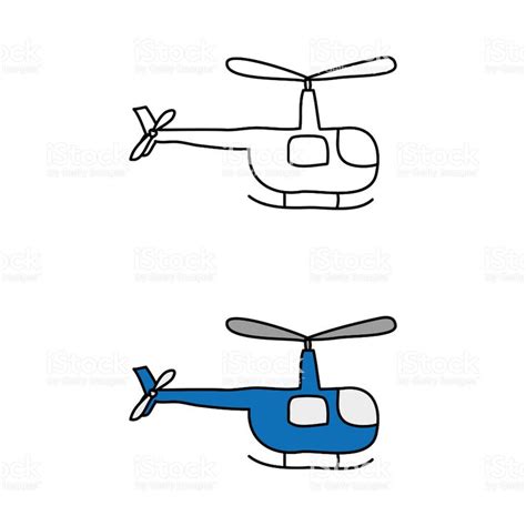 cartoon drawing of a helicopter | Free vector art, Vector free, Cartoon ...