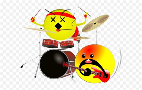 Rhythm Group Drummer Emojidrum Circle Emoticon Free Emoji Png