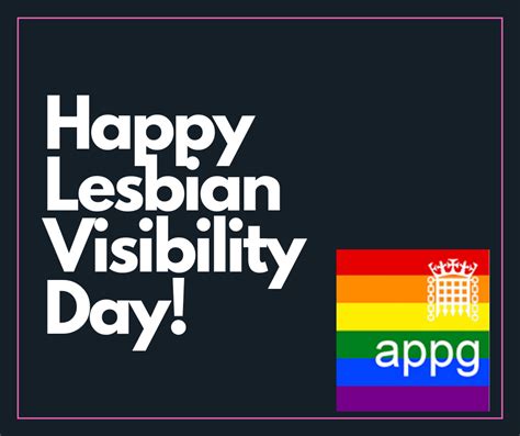 Happy Lesbian Visibility Day From The Appg — Appg On Global Lgbt Rights