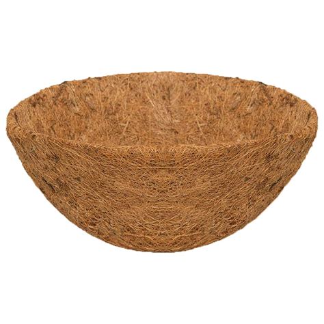 Wovilon Coco Liner For Hanging Basket Natural Planter Liner