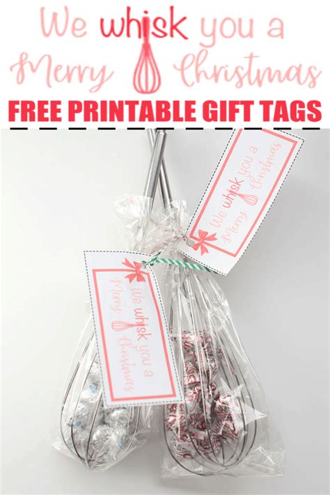 We Whisk You a Merry Christmas (Free Gift Tags)