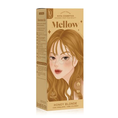 Kota Cosmetics Hair Color Cream Mellow Honey Blonde Arogga Beauty Store