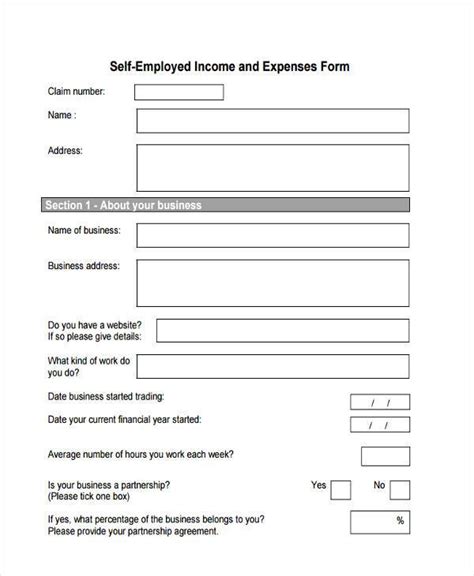 Free 7 Sample Employment Expenses Forms In Ms Word Pdf