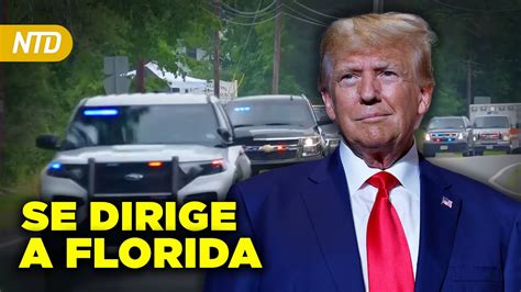 Trump viaja a Miami para lectura de cargos Califica imputación como